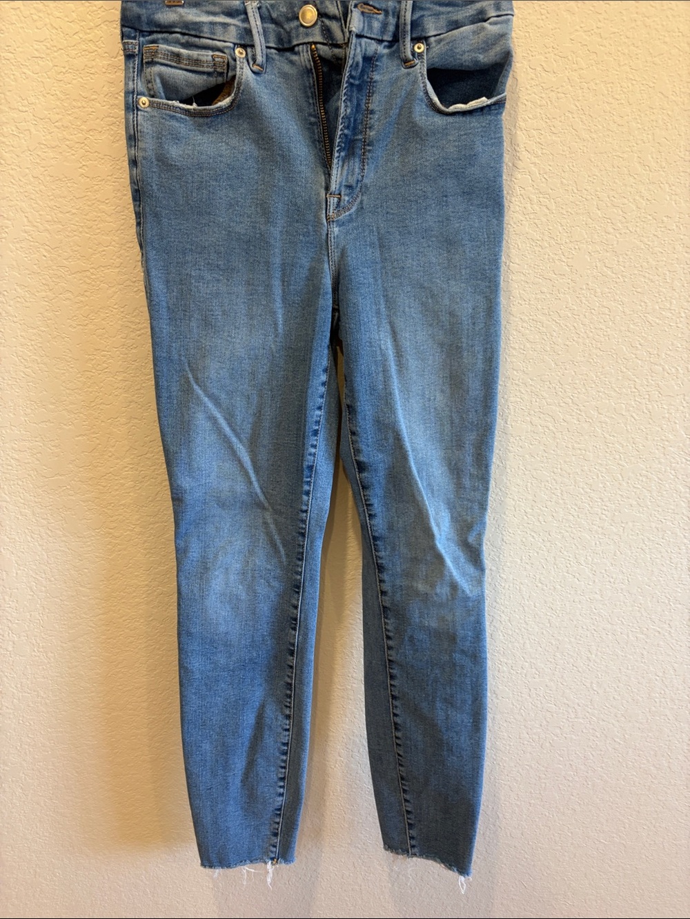 Good American Light Blue Skinny Jeans